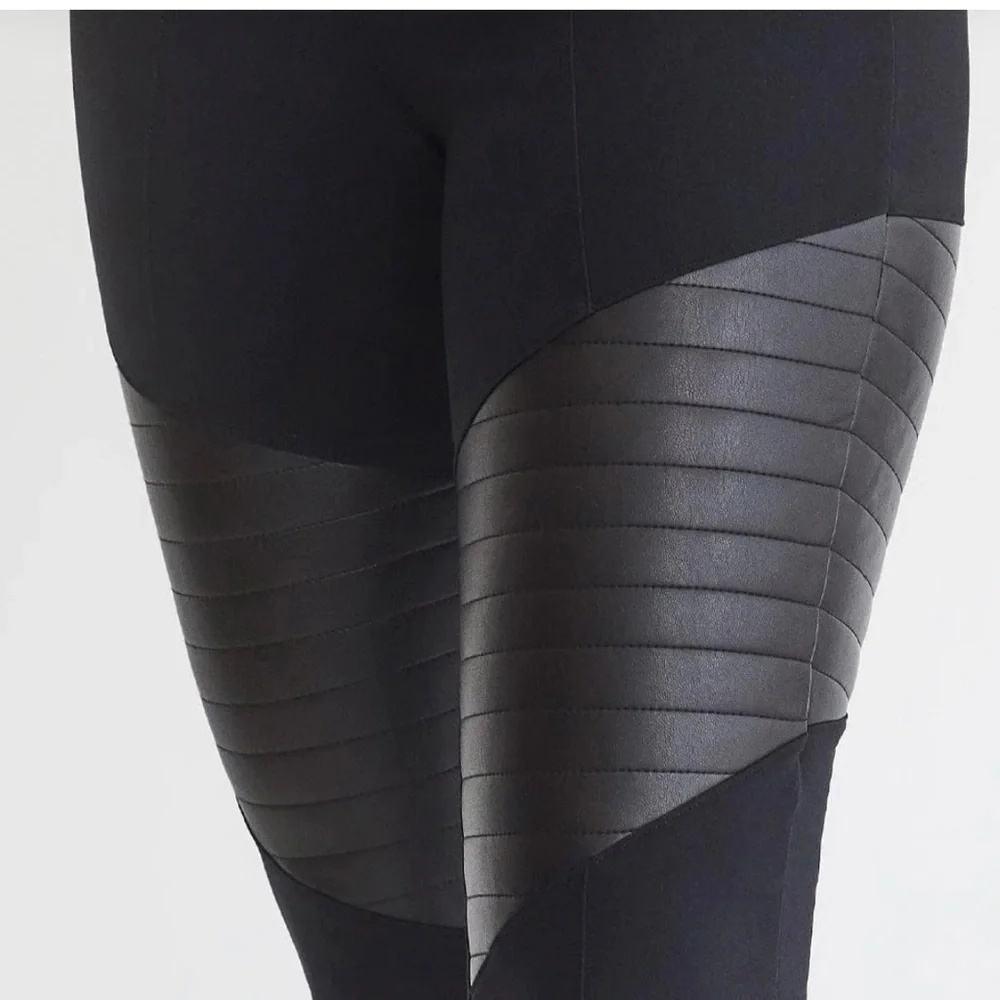 Alp N Rock Sloan High Rise Moto Pant w/ vegan friendly leather patches 🐈‍⬛ SMALL - Picture 11 of 16